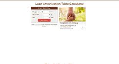 Desktop Screenshot of amortizationtable.org